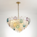 Loft Industry Modern - Rainbow Round Chandelier